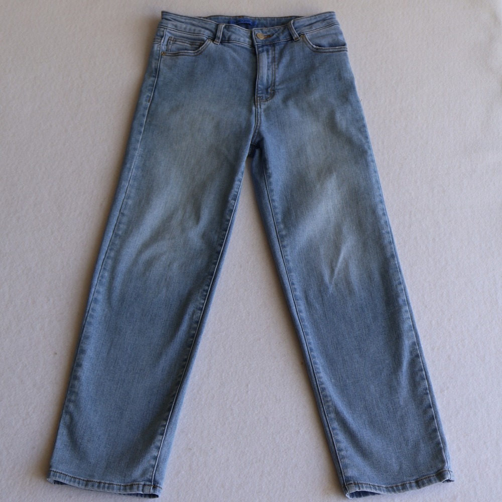 J. McLaughlin Women's Jeans Size 4 Stretch Blue Light Wash Denim Luxury